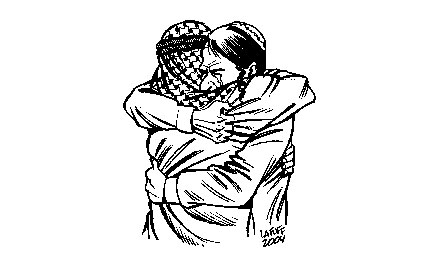 Jew and Palestinian